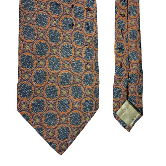GIORGIO ARMANI Graphic "Snake" Print Silk Tie - Picture 3 of 7